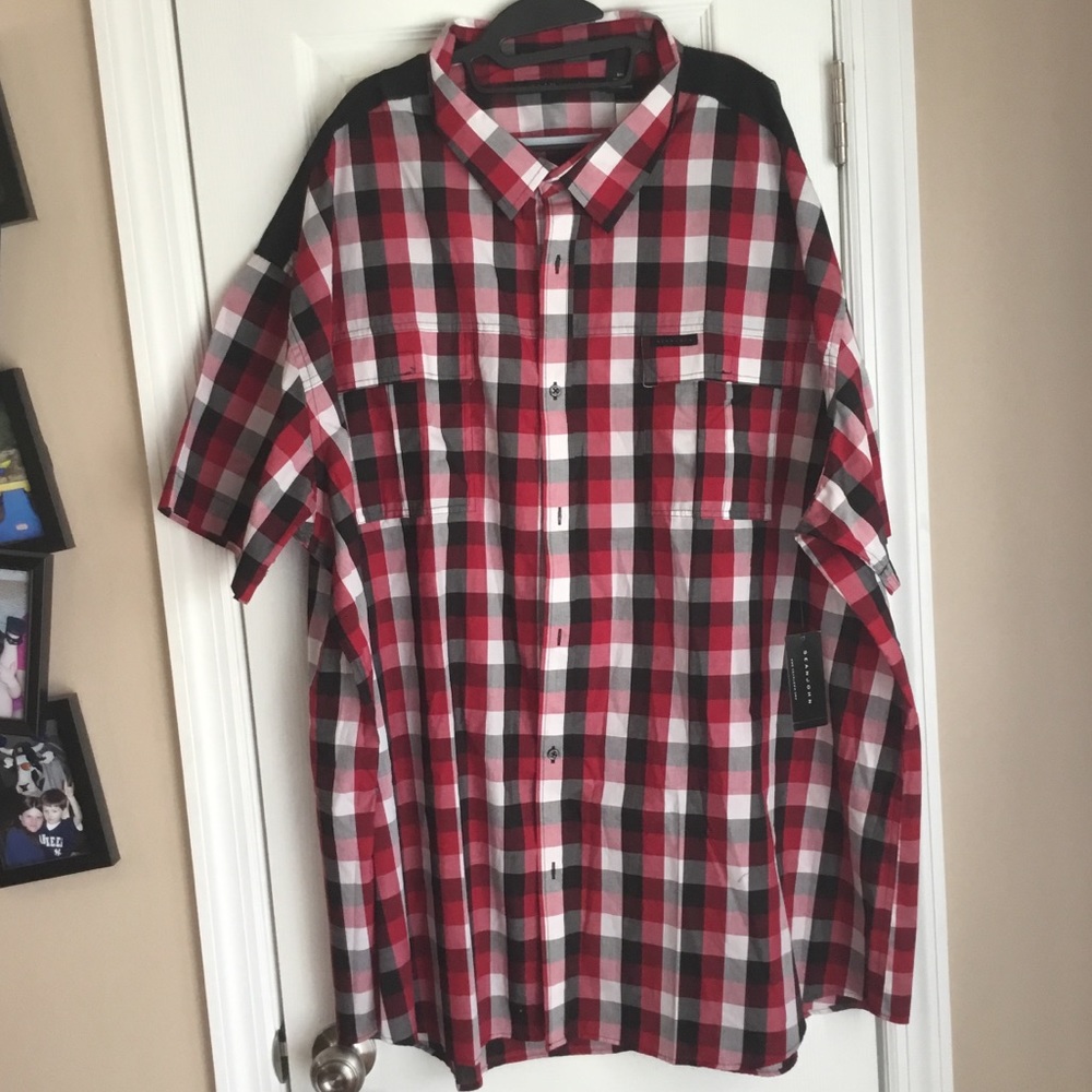 NEW PLUS SIZE SEAN JOHN BUTTON UP SHIRT *$50% OFF*